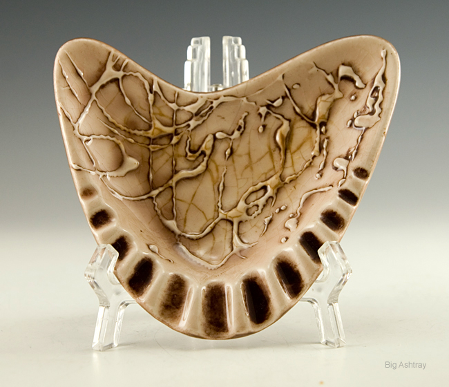Atomic Era Boomerang Art Ashtray