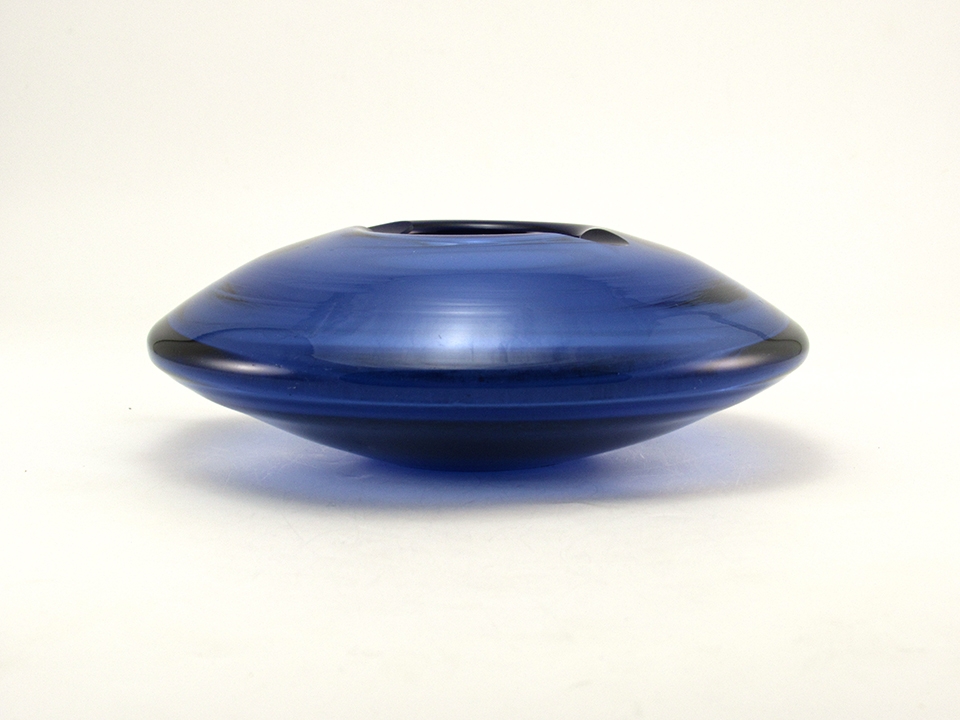 Holmegaard Glass Mid-Century Atomic Spaceship Ashtray Per Lutken - Image 2