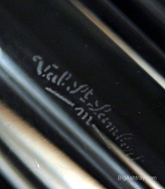 Belgium Lead Crystal Signed Val St. Lambert M - Image 3