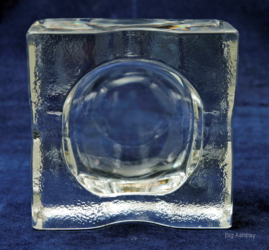 Bertil Vallien for Boda Afors Art Glass Ashtray
