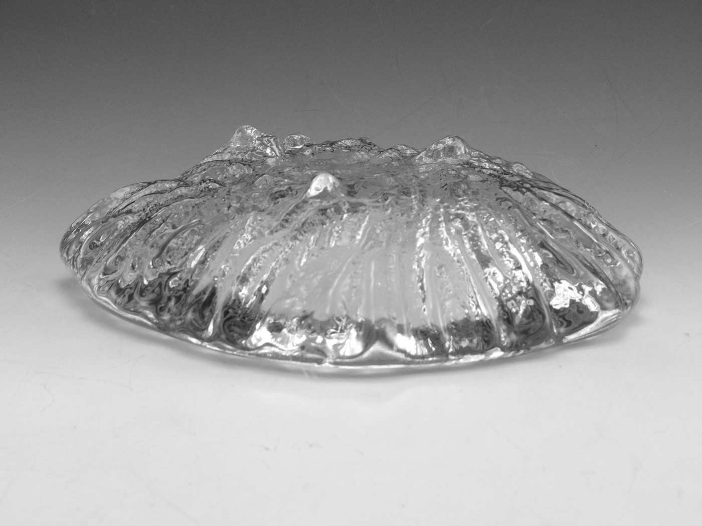 Blenko Art Glass Organic Form Ashtray Mid-20th Century - Image 3