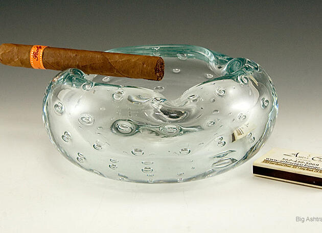 Blenko Bubble Ashtray Bowl from the 1960s