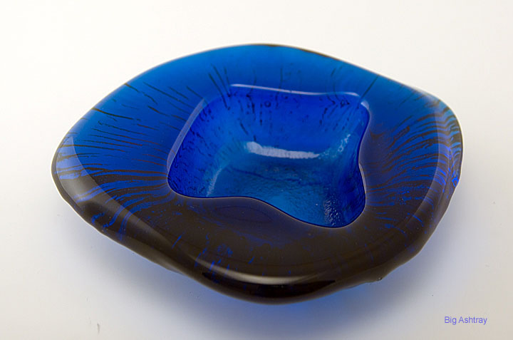 Blenko Freeform Art Glass Ash Bowl - Image 2