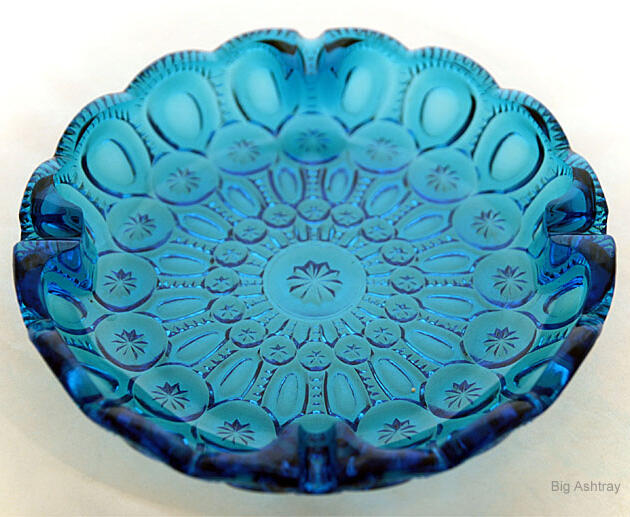 Blue Moon and Star Vintage Ashtray