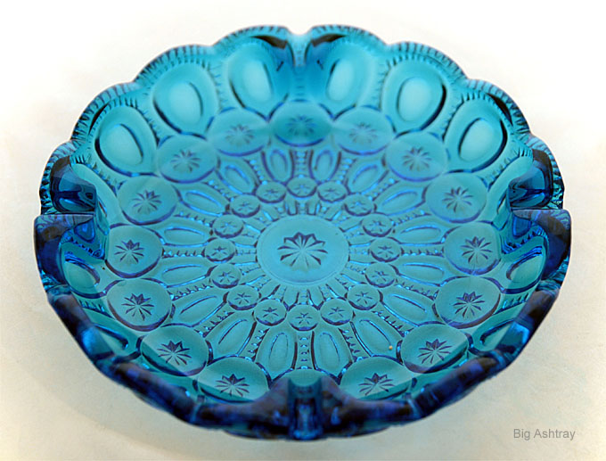 Blue Moon and Star Vintage Ashtray