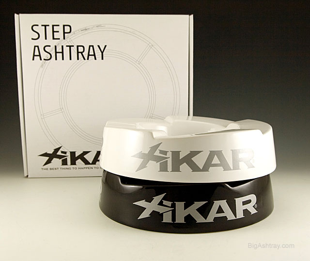 The Xikar Step Cigar Ashtray in White Porcelain - Image 2