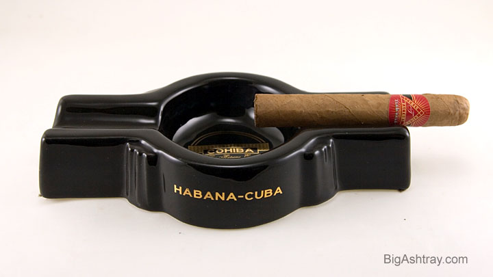 Cohiba La Habana Cuba Dual Cigar Ashtray - Image 2