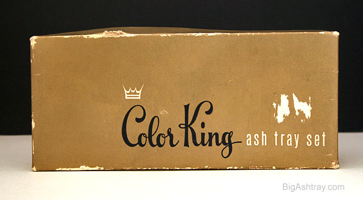 Color King Retro Glass Ashtray Set - Image 2