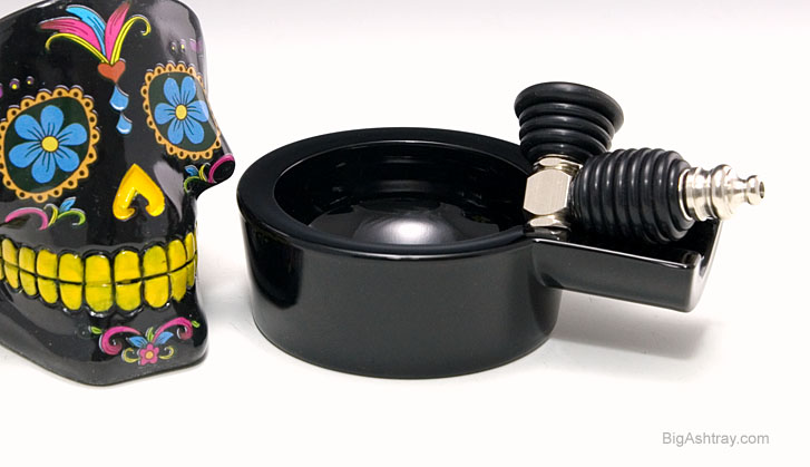 Single Cigar Ash Receiver with Long Wide Cradle Rest - Image 4