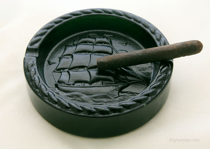 Eighteenth Century Sailing Ship Six Pound Ashtray - Image 4
