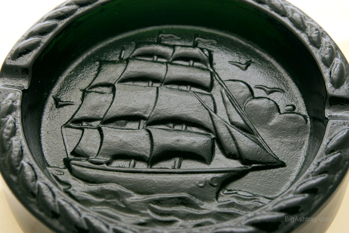 Eighteenth Century Sailing Ship Six Pound Ashtray - Image 3