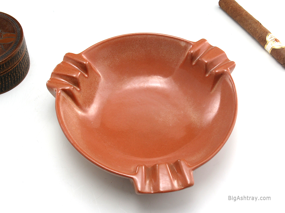 Vintage Frankoma Ashtray Bowl in Plainsman Peach Mountain - Image 2