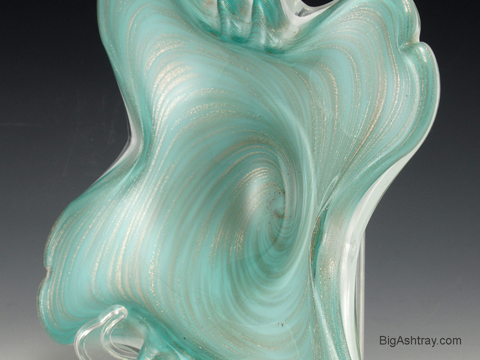 Fratelli Toso Murano Glass Vortex Butterfly Ashtray Bowl - Image 6