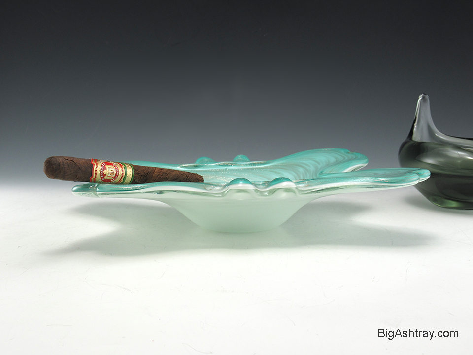 Fratelli Toso Murano Glass Vortex Butterfly Ashtray Bowl - Image 5