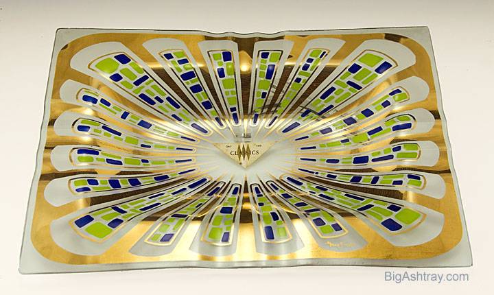 Gay Fad Atomic Era Art Glass Ashtray - Image 2