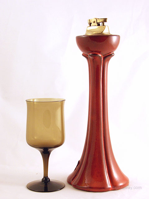 Giant Vintage Pottery Table Lighter