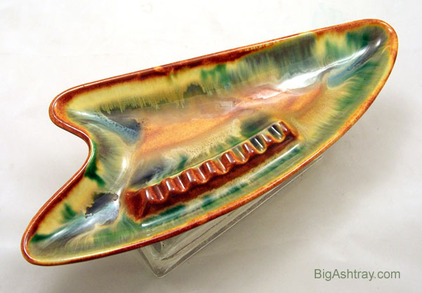 Haeger Organic Moss Boomerang Ashtray
