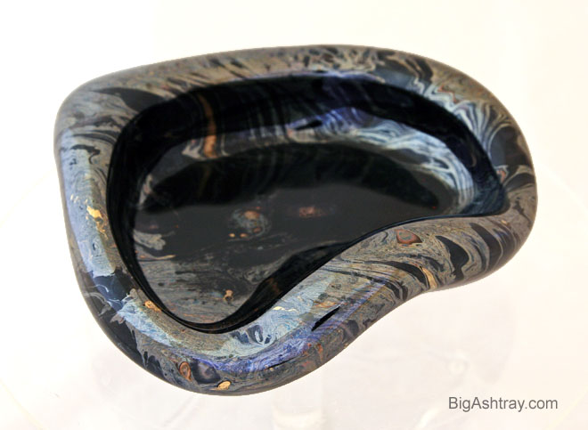 Haeger Potteries Metallic Iridescent Free-Form Ashtray Bowl