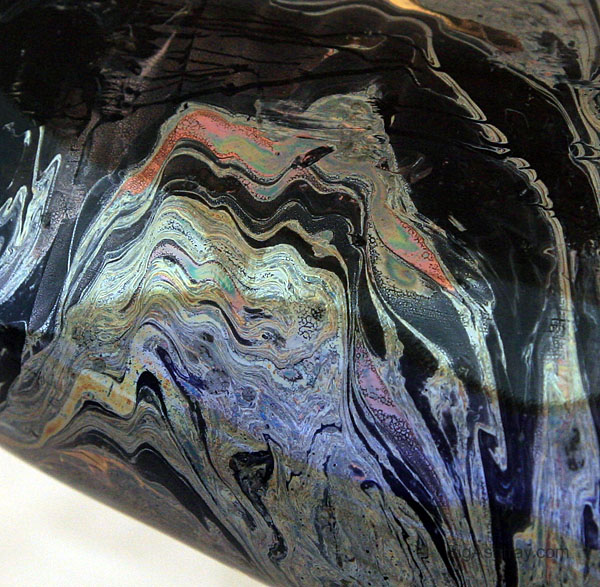 Haeger Potteries Metallic Iridescent Free-Form Ashtray Bowl - Image 3