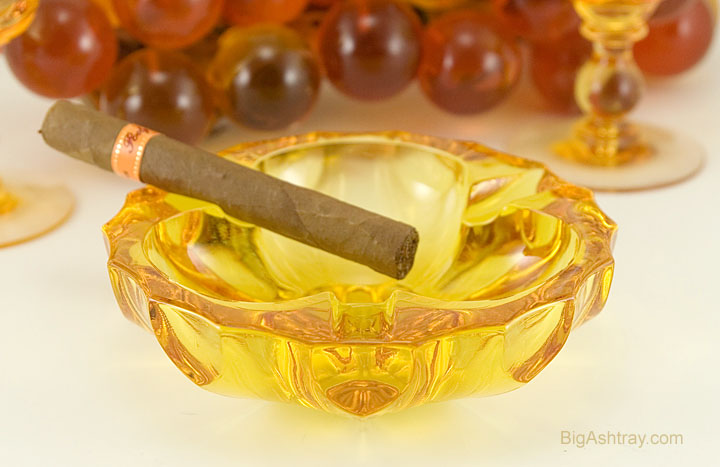 Heisey Sahara Crystal Ashtray Bowl