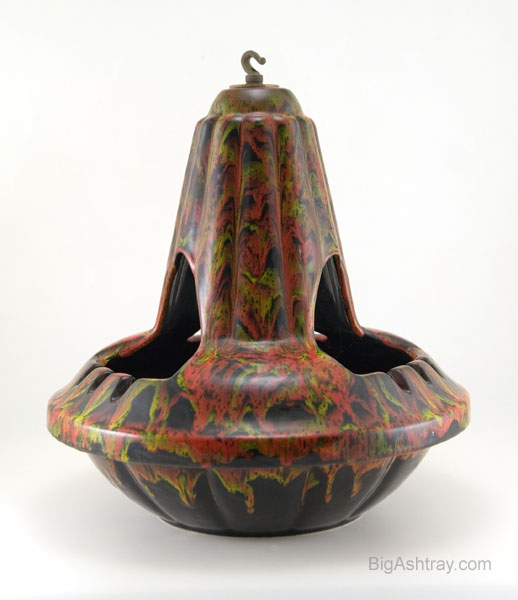 Hippie Era Studio Pottery Big Hanging Ashtray - Image 2
