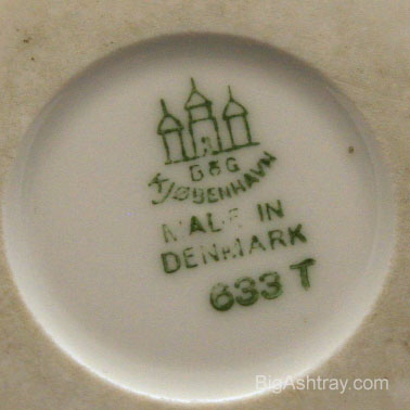 Hotel D'Angleterre Copenhagen Porcelain Ashtray Striker RARE - Image 3