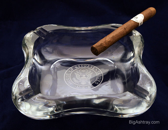 House of Representatives Huge Glass Cigar Ashtray - Image 2