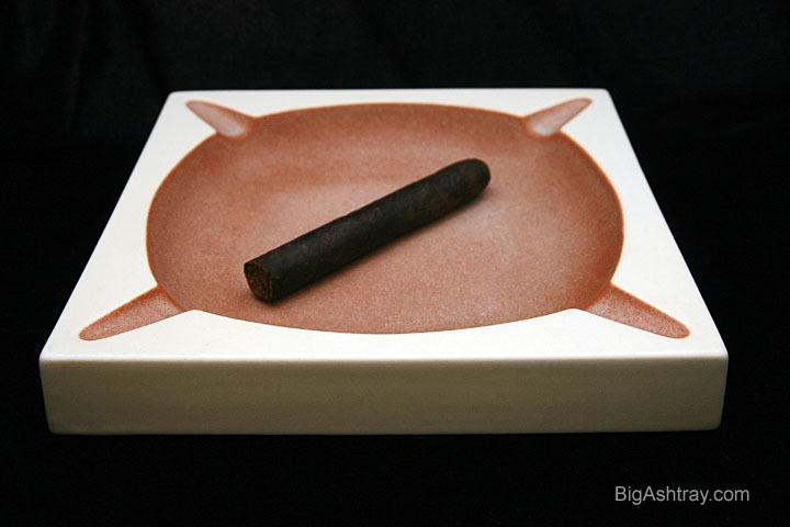 Hyalyn Porcelain Minimalist Eames Era Ashtray