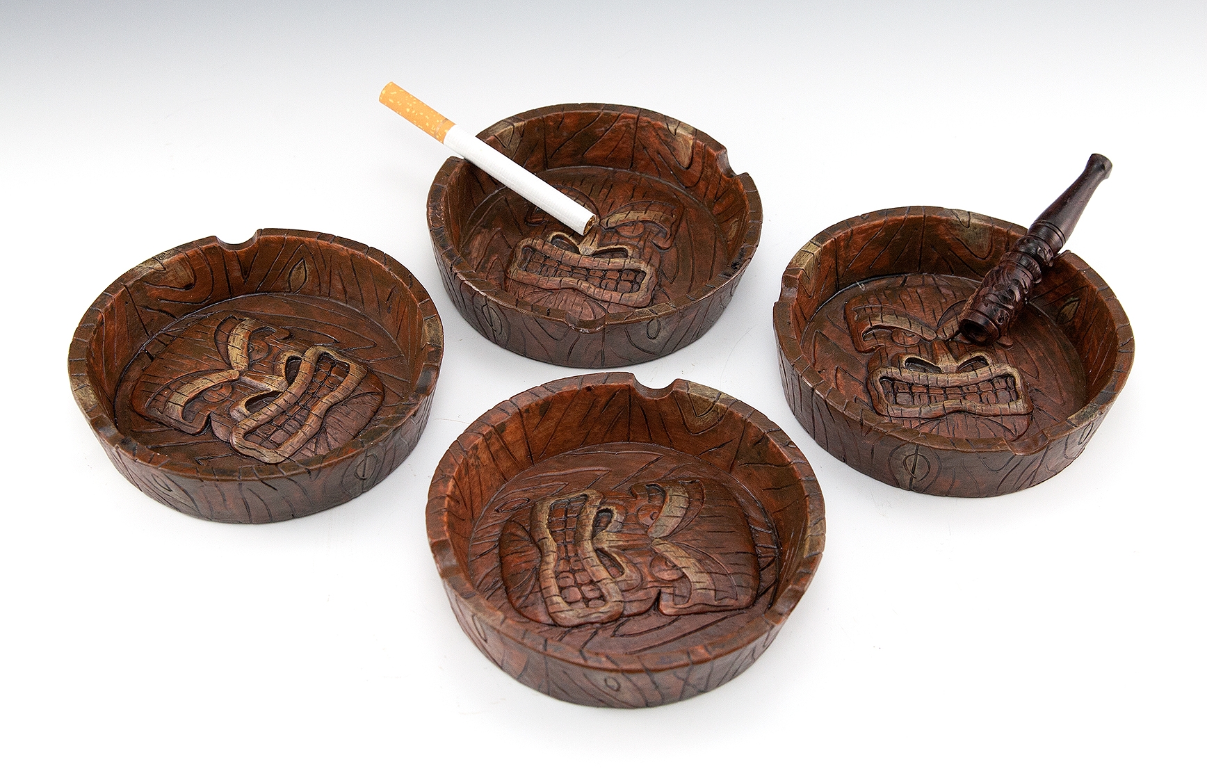 Indoor Outdoor Tiki Totem Ashtray