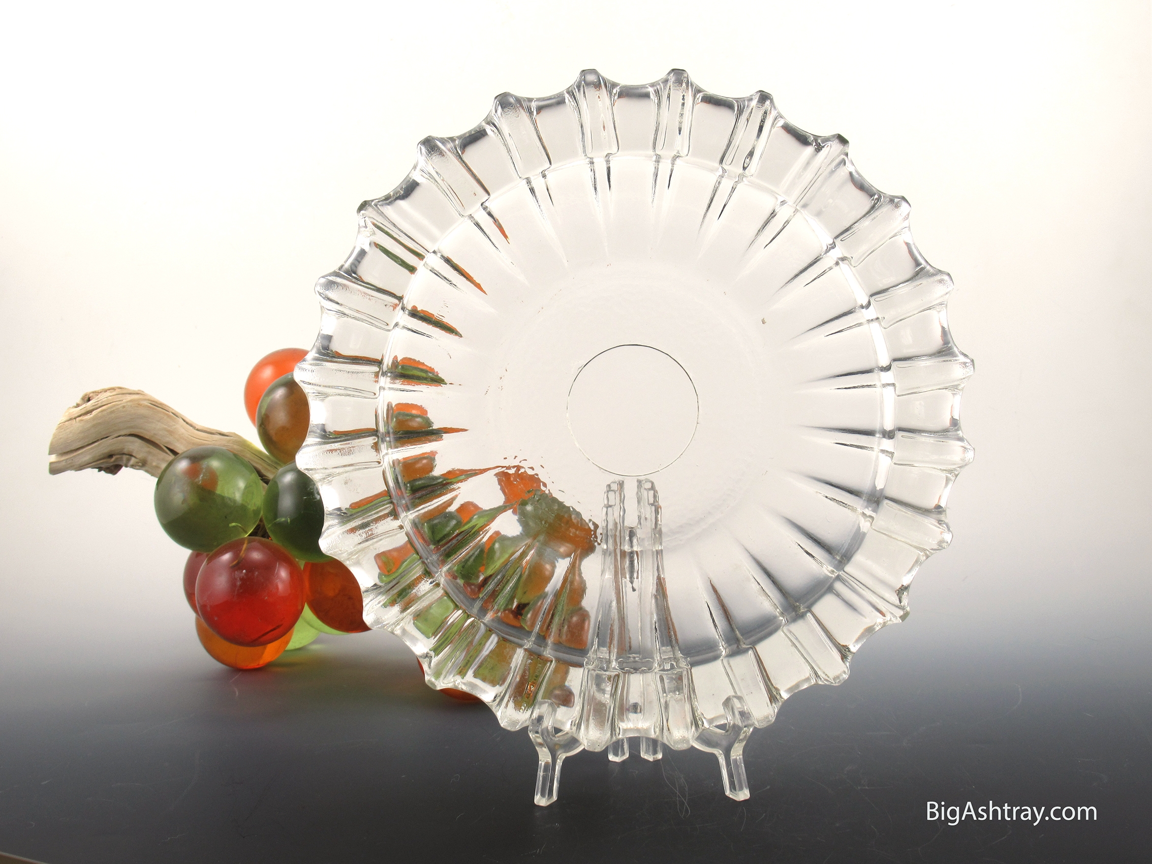 Big Glass Ashtray by Fostoria in Colorless Glass - Image 2