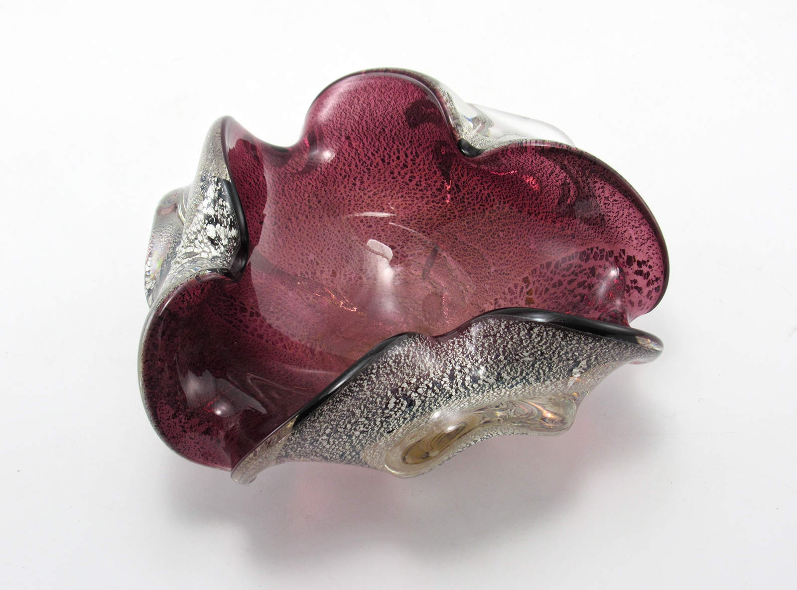 Vintage Venetian Glass Ashtray with Original Sticker - Image 4
