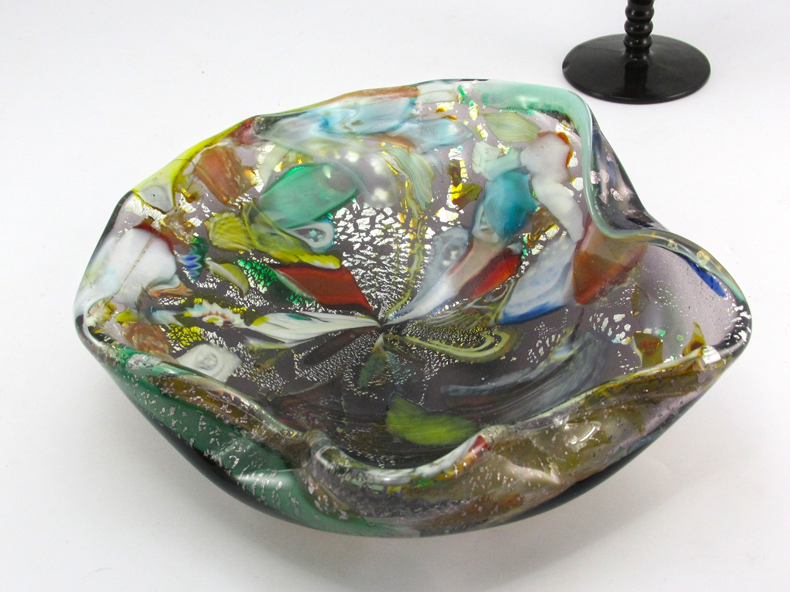 AVeM Murano Art Glass Oyster Shell Cigar Bowl 1950's