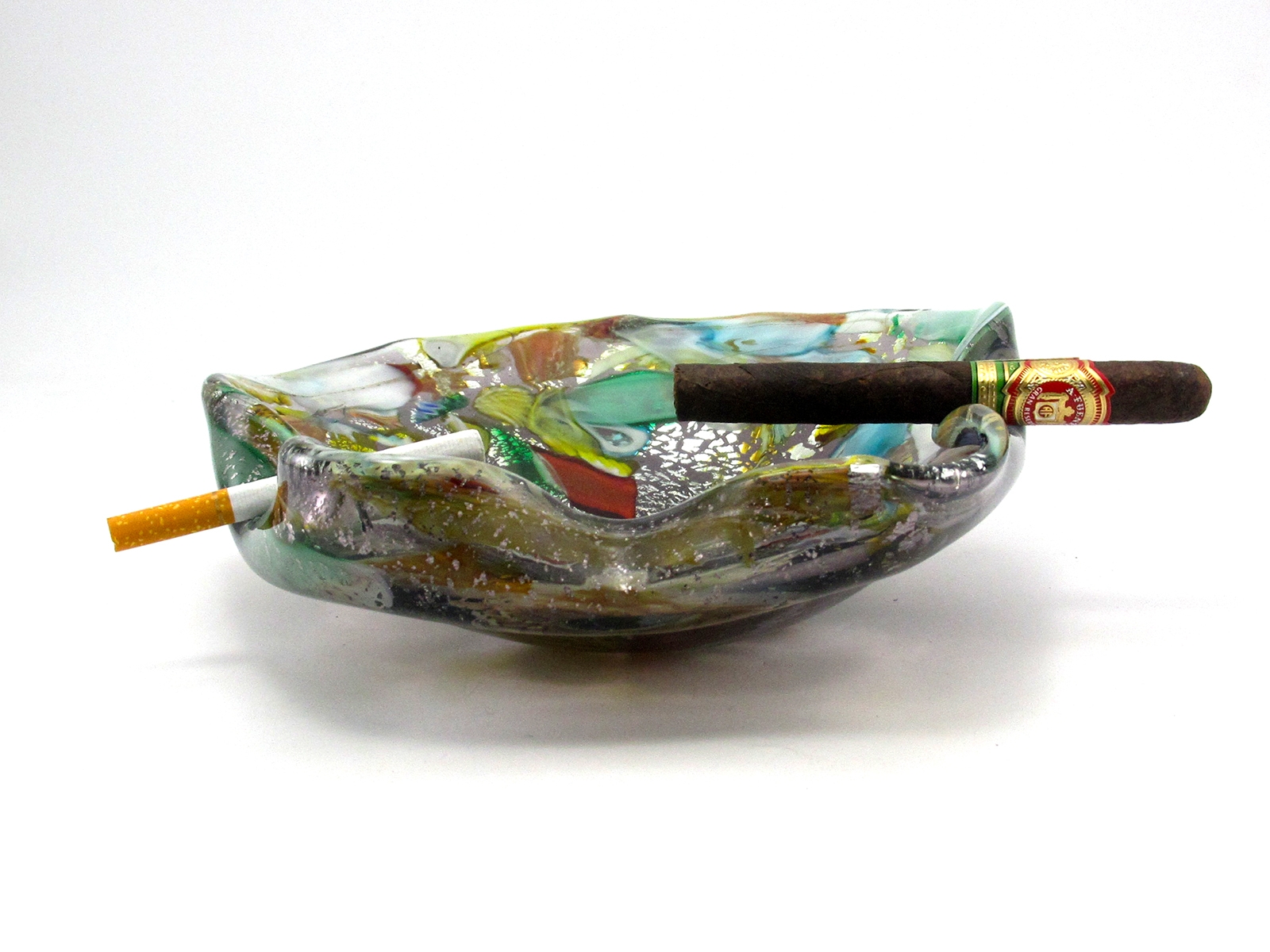 AVeM Murano Art Glass Oyster Shell Cigar Bowl 1950's - Image 4