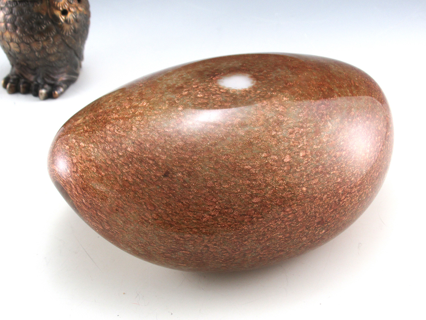 Luxurious Cigar Ashtray Murano Glass Kidney Bean - Image 6
