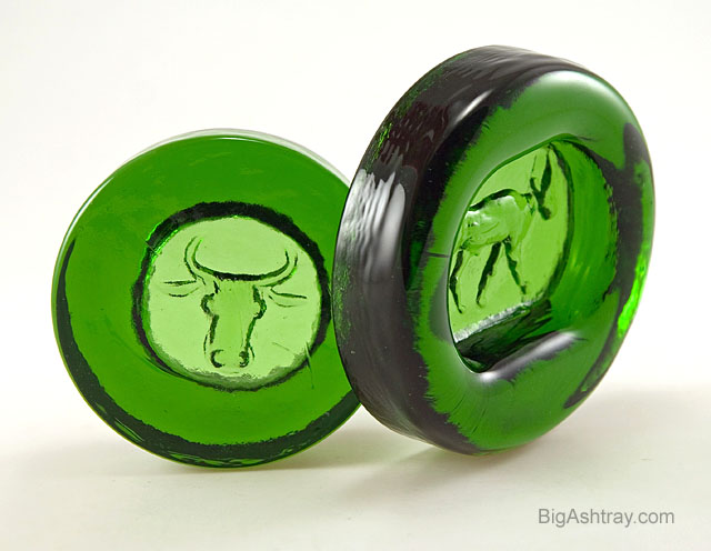 Pair of Bull Bowls Designed by Erik Hoglund for Boda - Image 2