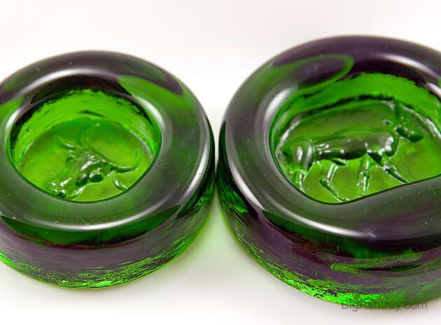 Pair of Bull Bowls Designed by Erik Hoglund for Boda