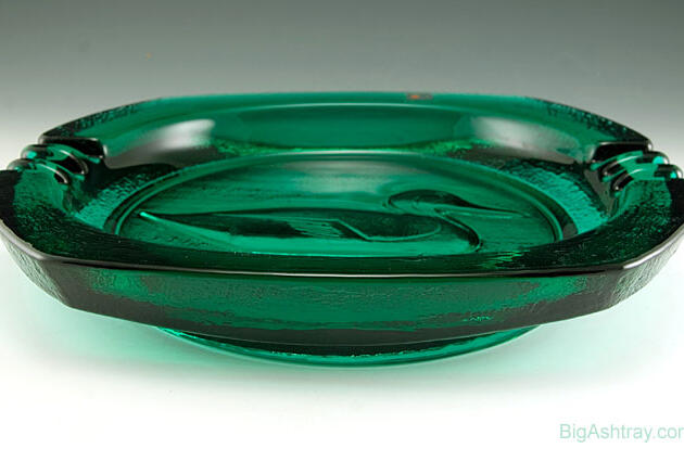 Rare Pintail Drake Decoy Ashtray by Blenko Art Glass
