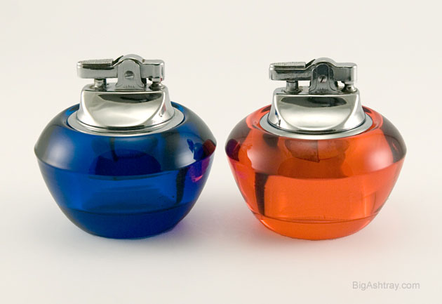 Retro Modern Viking Art Glass Table Lighters