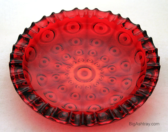 Ruby Yesteryear Bullseye Cigar Ashtray