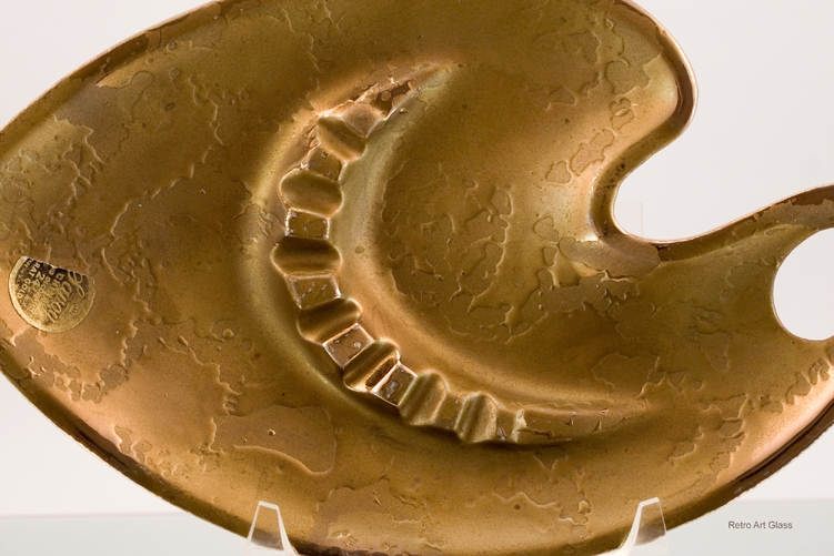 Savoy China Artist Palette Ashtray Dripping in Real Gold - Image 6