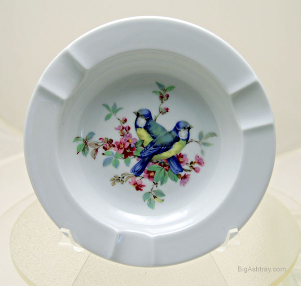 Schumann Arzberg of Germany Porcelain Birds Ashtray