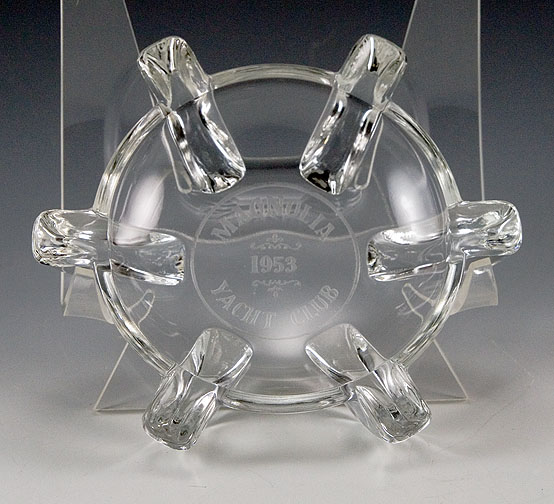 Magnolia Yacht Club 1953 Crystal Ashtray - Image 5