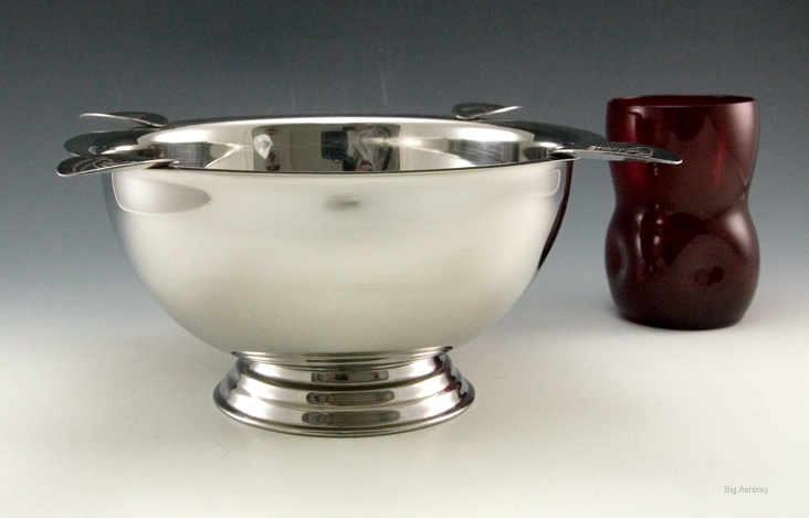 Stinky Cigar Ashtray Low Wide Bowl in Stainless - Image 4