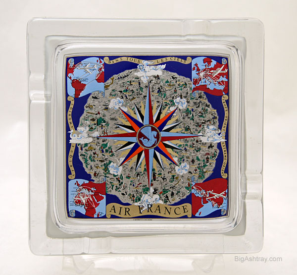 Vintage Air France Cigar Lounge Ashtray