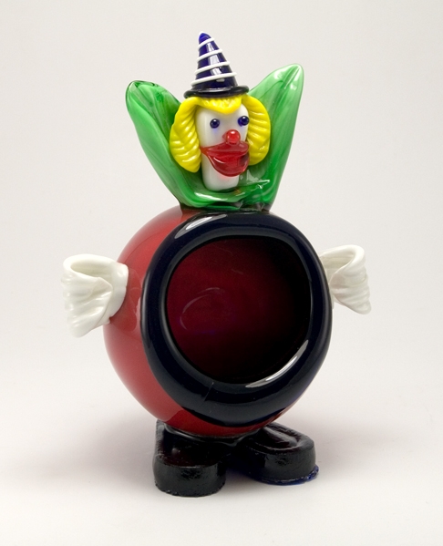 Vintage Murano Glass Clown Ashtray - Image 4
