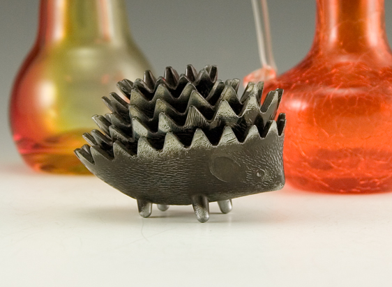 Retro Modern Hedgehog Ashtray Set - Image 2