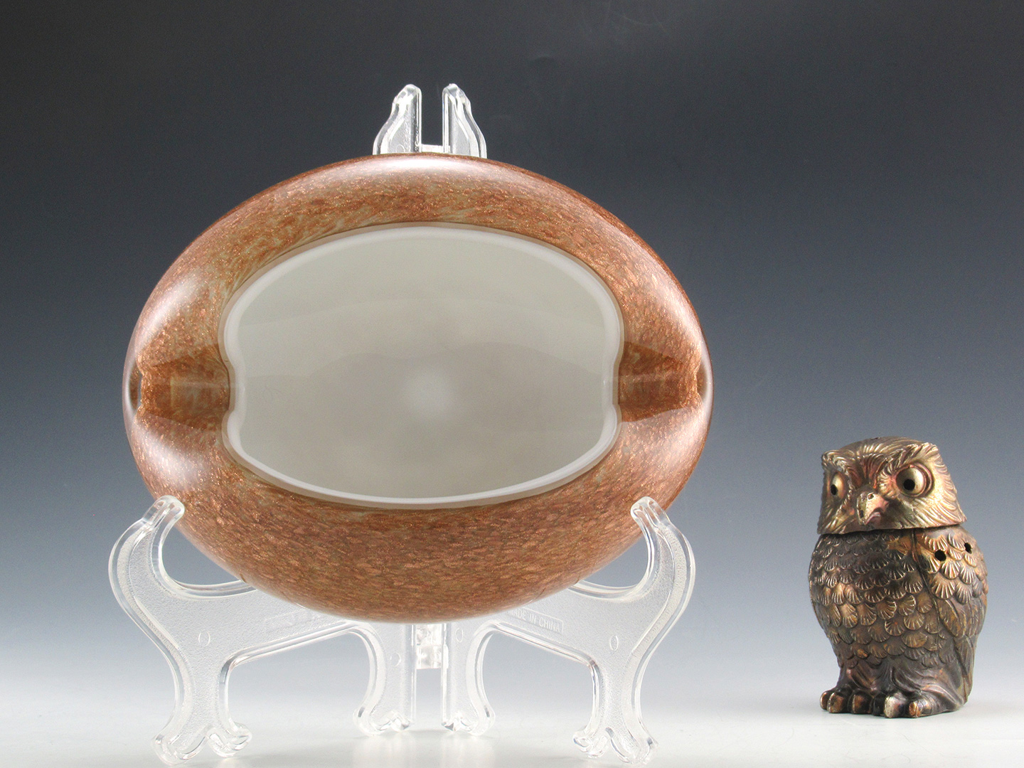 Luxurious Cigar Ashtray Murano Glass Kidney Bean - Image 5