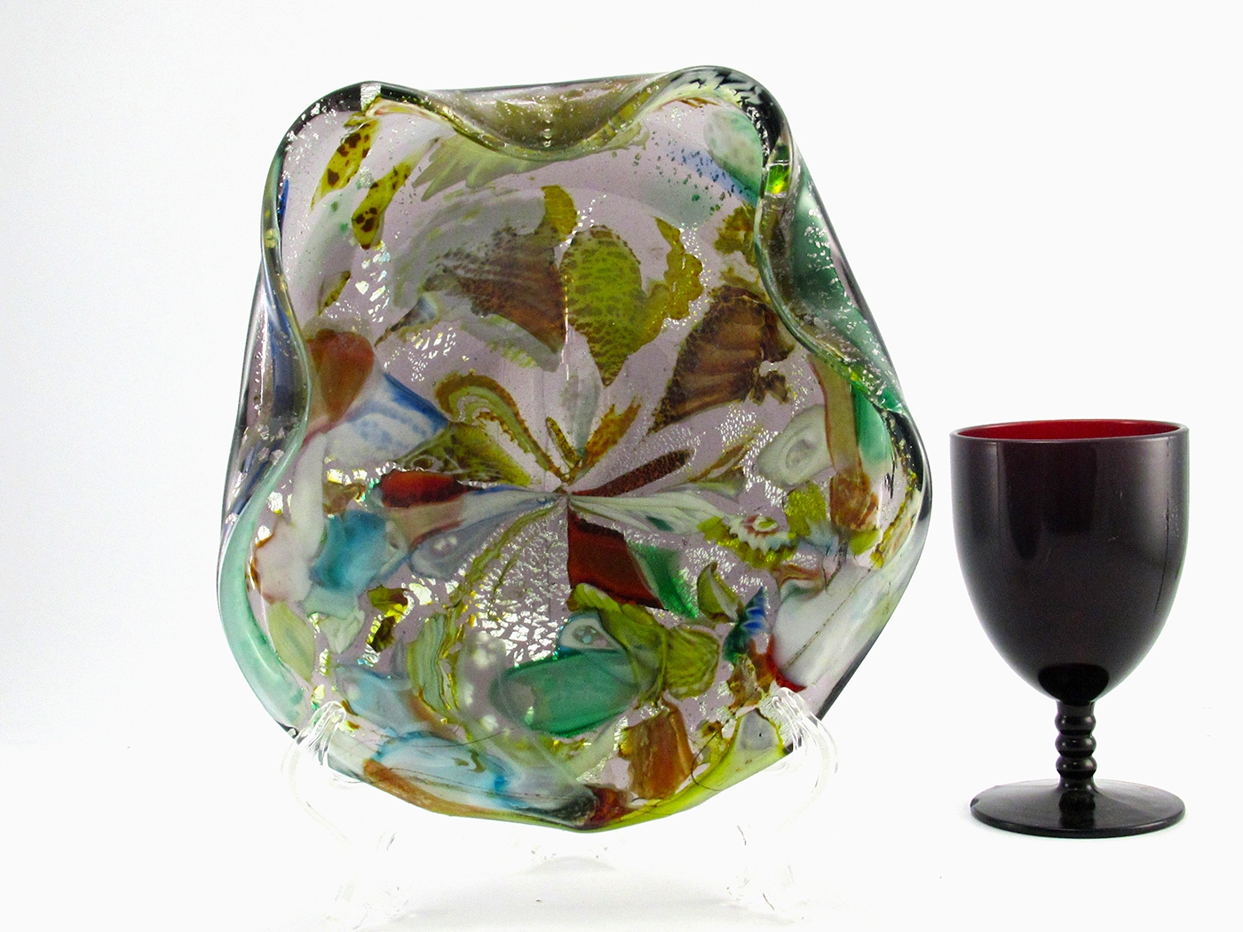 AVeM Murano Art Glass Oyster Shell Cigar Bowl 1950's - Image 2