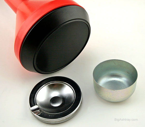 Vintage Retro Mod Space Age Standing Ashtray - Image 2