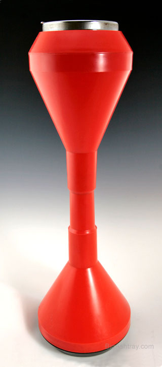 Vintage Retro Mod Space Age Standing Ashtray - Image 3